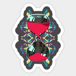 Hourglass Sticker